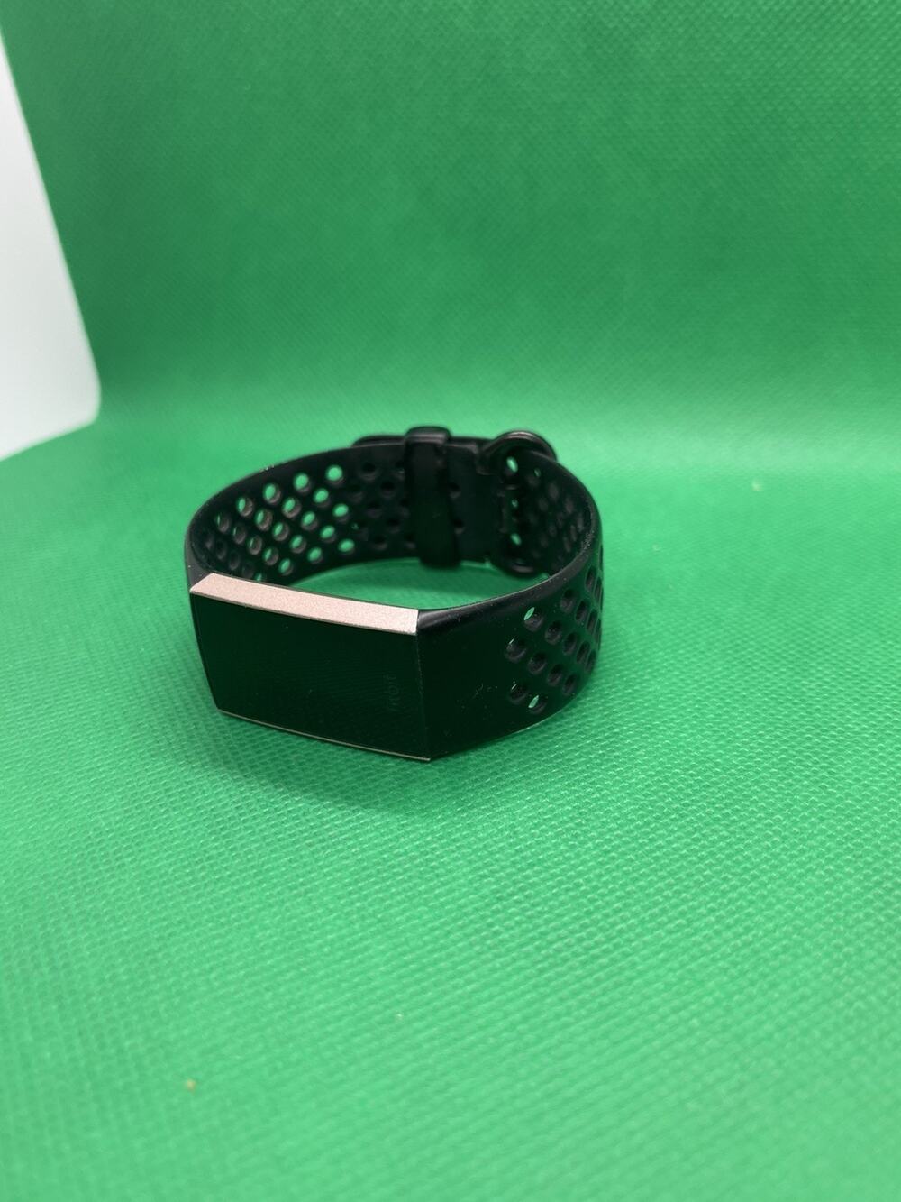 Fitbit Charge 3 FB409 Black Fitness Activity Tracker Large Band NO charger